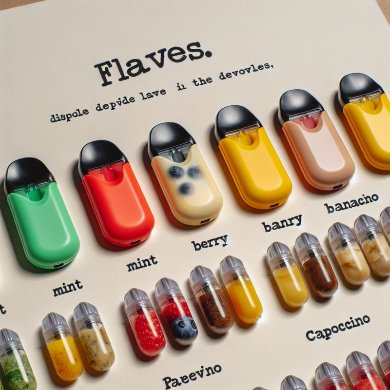 Disposable Vaping flum pebble flavors list